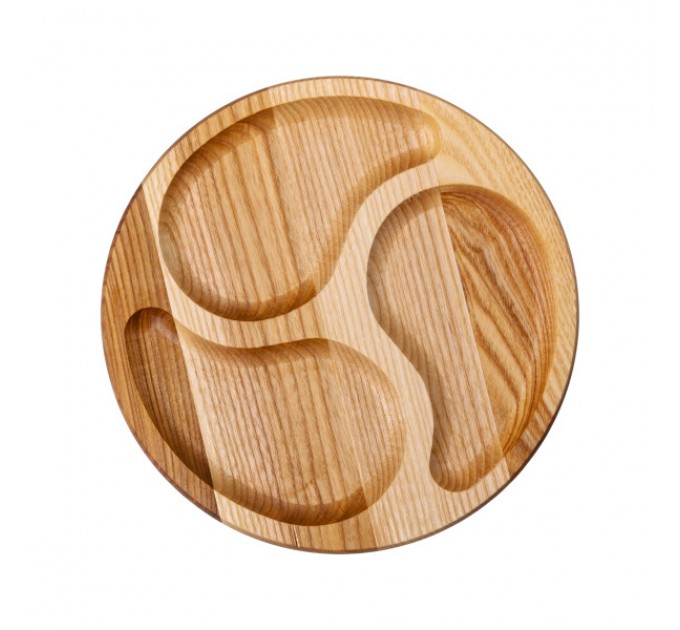 Менажниця дерев'яна 3 секції 25 см, ясен Менажниця дерев'яна 3 секції 25 см, ясен