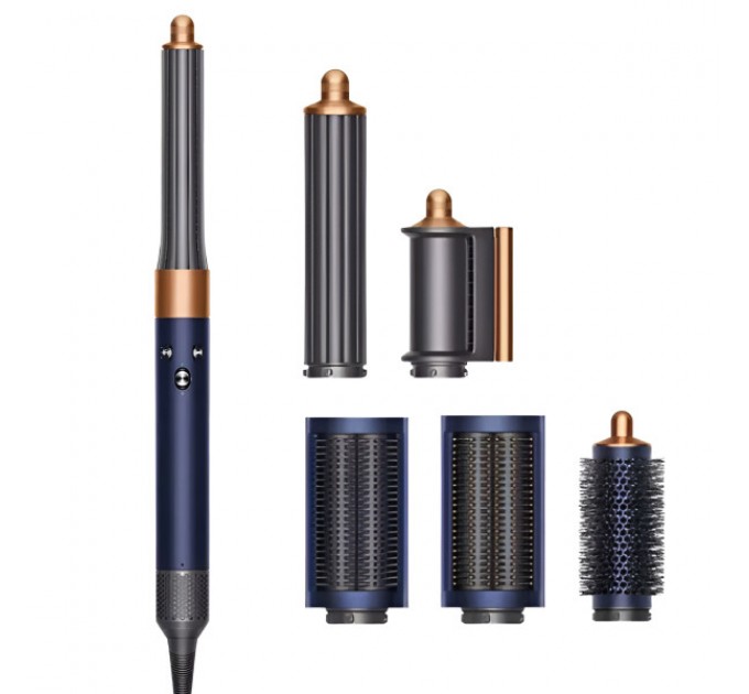 Мультистайлер для волосся Airwrap Complete Long 6 насадок, синій