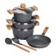Набір посуду MGC 6 предметів з антипригарним покриттям 1,9/3/3,2/5,3 л, сірий