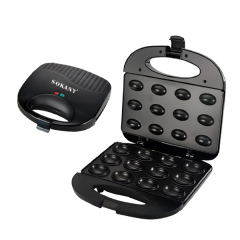 Горішниця електрична Sokany SK-805 з антипригарним покриттям на 12 горішків, чорний Горішниця електрична Sokany SK-805 з антипригарним покриттям на 12 горішків, чорний