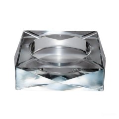 Попільничка A-LUX квадратна із товстого скла, прозорий