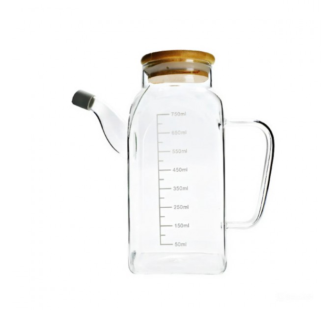 Глечик для олії та оцту з боросилікатного скла 750 мл