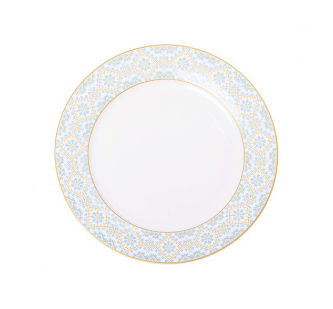 Тарілка сервірувальна Ethnic 26,5 см, білий Тарілка сервірувальна Ethnic 26,5 см, білий