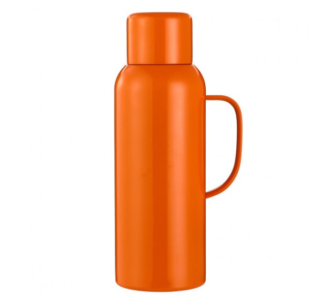 Термос 820 мл з клапаном і датчиком температури, помаранчевий
