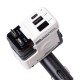Автомобільний зарядний пристрій 4 в 1 з висувним кабелем, білий