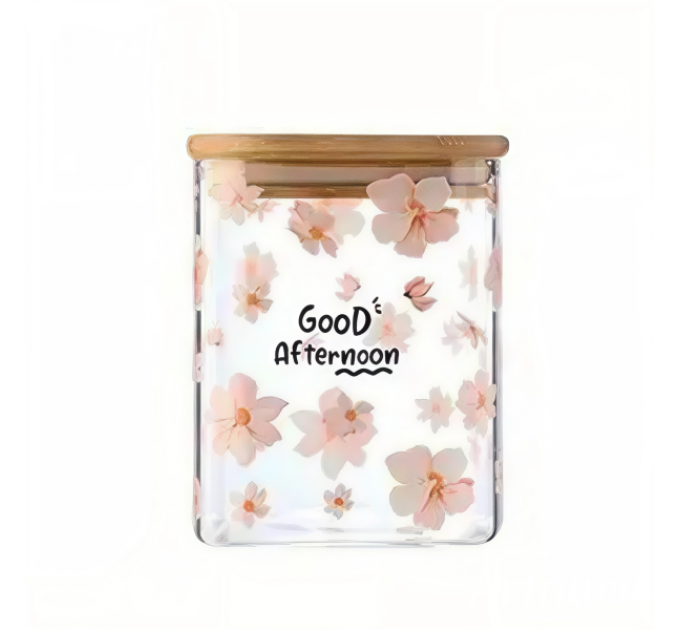 Банка для сипучих продуктів Sakura 900 мл з кришкою Банка для сипучих продуктів Sakura 900 мл з кришкою