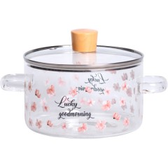 Каструля з боросилікатного скла 1.7 л