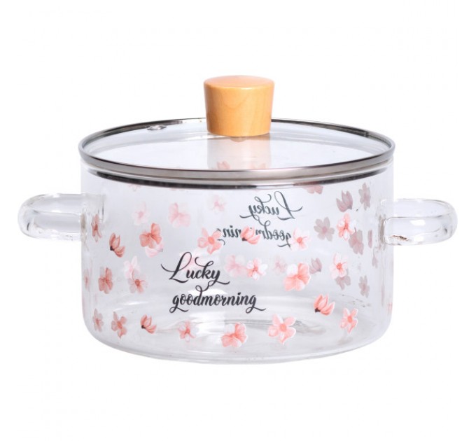 Каструля з боросилікатного скла 1.7 л Каструля з боросилікатного скла 1.7 л