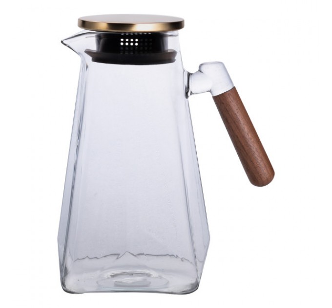 Чайник заварочный из боросиликатного стекла 2 л.