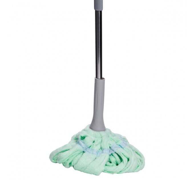 Швабра-моп мотузкова для миття підлоги 134 см, м'ятний