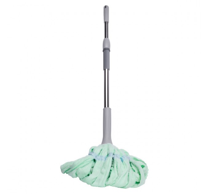 Швабра-моп мотузкова для миття підлоги 134 см, м'ятний Швабра-моп мотузкова для миття підлоги 134 см, м'ятний