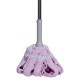 Швабра-моп мотузкова для миття підлоги 134 см, фіолетовий