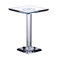 Тортівниця на ніжці Tetragon скляна 23 см