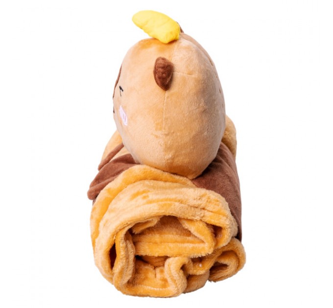 Плед-іграшка Капібара з качечкою 120*160см