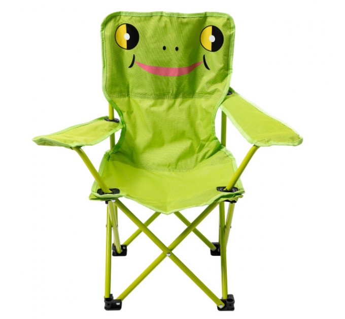 Дитяче крісло туристичне складне 34*58*65 см, зелений