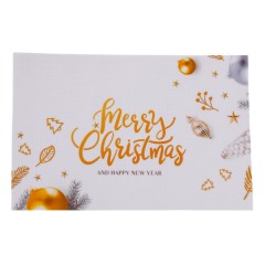 Килимок для сервірування столу Merry Christmas and Happy New Year 45*30 см