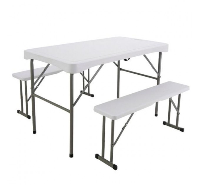 Набір меблів складаний стіл та 2 лавки 112*61*72 см