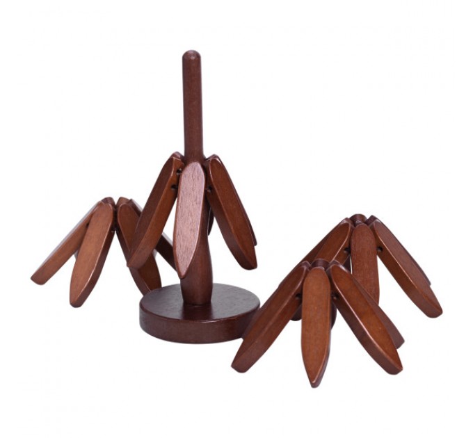 Набір підставок для посуду "Дерево" бамбук 19 см, коричневий