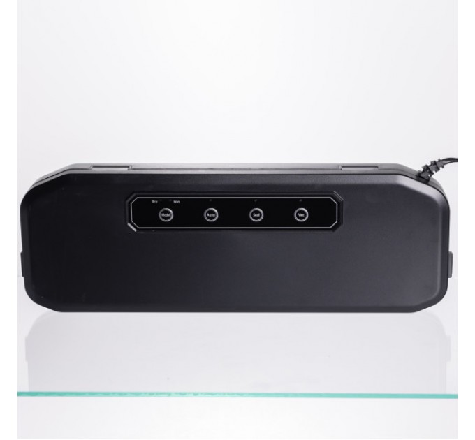 Вакууматор для сухих та вологих продуктів 400 Вт 10 пакетів у комплекті, чорний