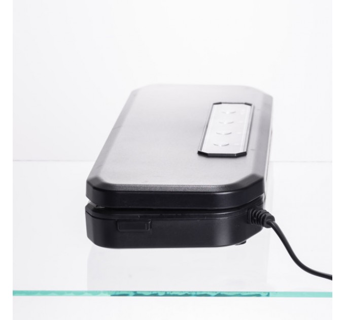 Вакууматор для сухих та вологих продуктів 400 Вт 10 пакетів у комплекті, чорний