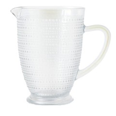 Глечик для напоїв 1,2 л з товстого скла, прозорий