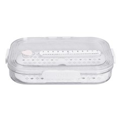 Контейнер для зберігання продуктів 32.5*22.5*6 см, білий Контейнер для зберігання продуктів 32.5*22.5*6 см, білий