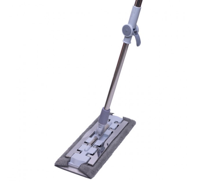 Швабра для підлоги зі змінними серветками 130 см, жовтий