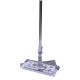 Швабра для пола с сменными салфетками 130 см, серый
