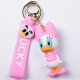 Брелок для ключів Поночка 4*6,5 см, рожевий