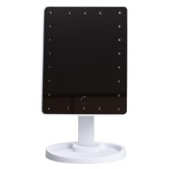 Косметичне дзеркало з LED-підсвіткою 22 світлодіоди, білий