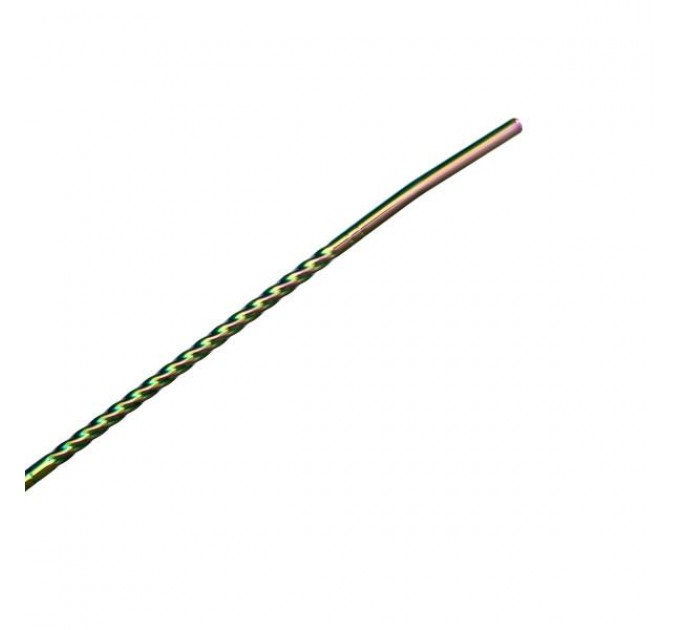 Набір соломинок-ложок багаторазових 6 штук із нержавіючої сталі, зелений