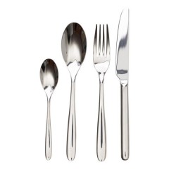Набір столових приборів із нержавіючої сталі Royal на 6 персон, срібло