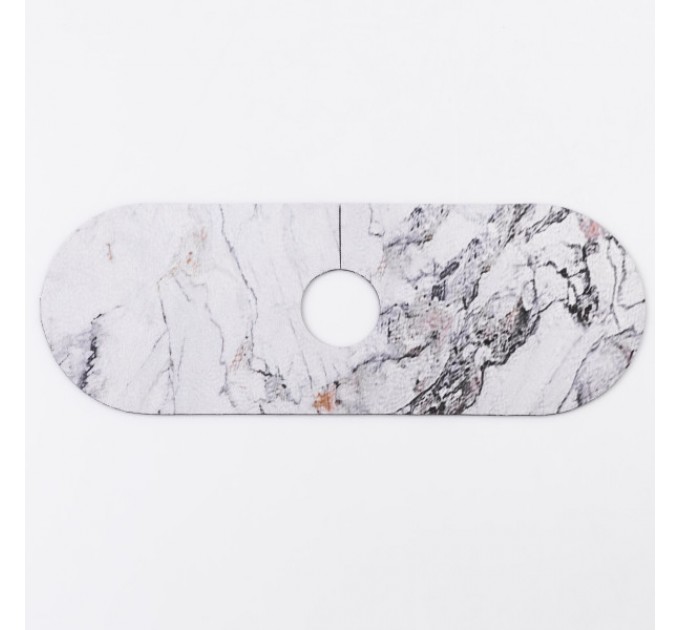 Килимок під змішувач вологовбираючий 37,5*13 см, мармуровий Килимок під змішувач вологовбираючий 37,5*13 см, мармуровий