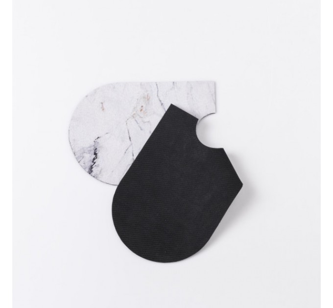 Килимок під змішувач вологовбираючий 37,5*13 см, мармуровий