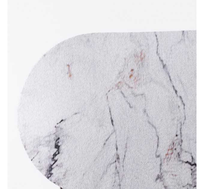 Килимок під змішувач вологовбираючий 37,5*13 см, мармуровий