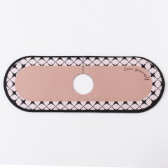 Килимок під змішувач вологовбираючий 37,5*13 см, коричневий