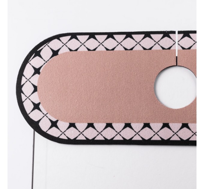 Килимок під змішувач вологовбираючий 37,5*13 см, коричневий