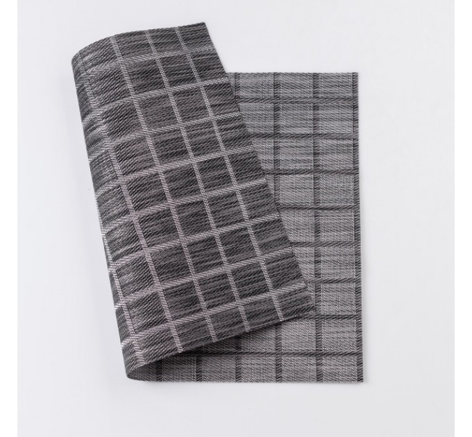 Коврик для сервировки стола Japan 45*30 см, темно-серый