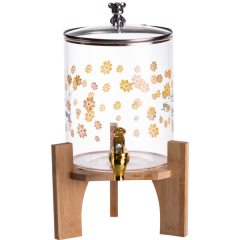 Лимонадниця з краном 3,6 л на бамбуковій підставці