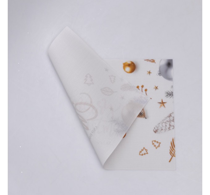 Килимок для сервірування столу Merry Christmas and Happy New Year 45*30 см