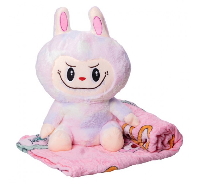 Labubu большая мягкая игрушка, розовый