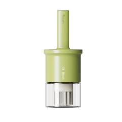 Банка для олії Oil Brush 300 мл з силіконовим пензликом, зелений