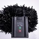 Гирлянда Нить уличная 1000 LED 100 м на солнечной батарее черная, мультиколор