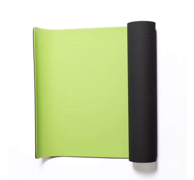 Коврик для йоги 173*58 см, зеленый Коврик для йоги 173*58 см, зеленый