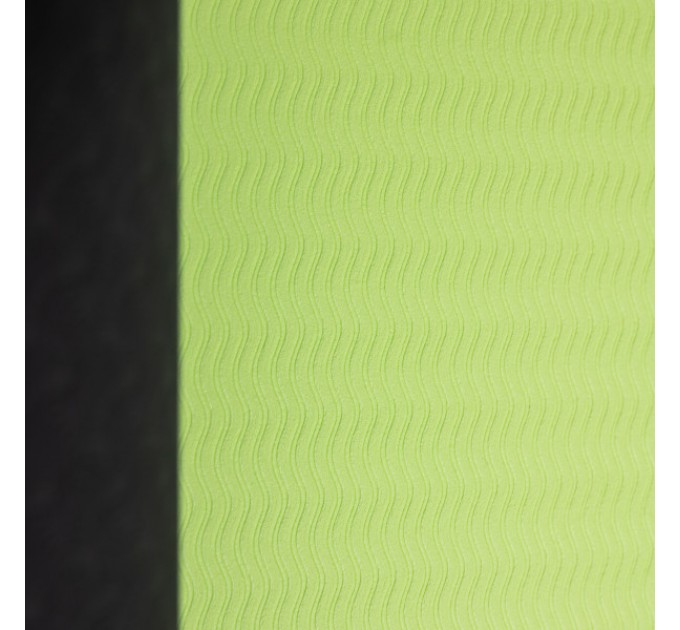 Коврик для йоги 173*58 см, зеленый