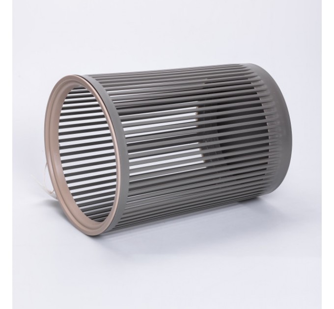 Корзина для мусора пластиковая 12 л, серая