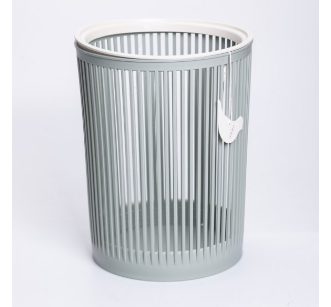 Кошик для сміття пластиковий 12 л, оливковий