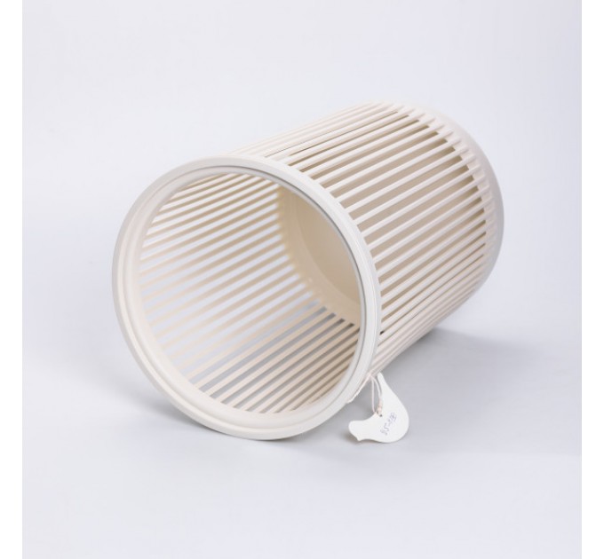 Кошик для сміття пластиковий 12 л, білий