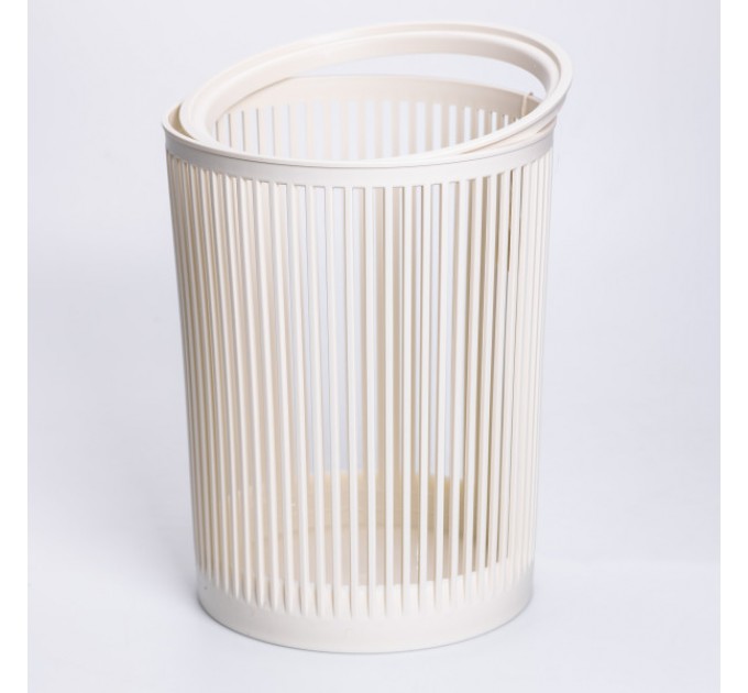 Кошик для сміття пластиковий 12 л, білий