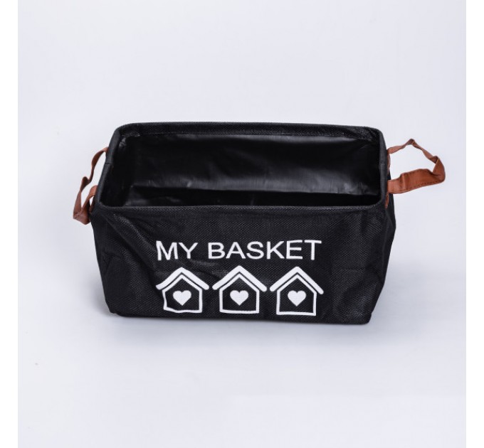 Органайзер для хранения вещей 30*20*14 см, черный Органайзер для хранения вещей 30*20*14 см, черный